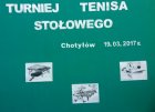 Otwarty Turniej Tenisa Stołowego w Chotyłowie